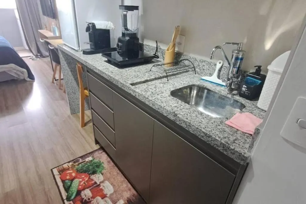 R814 Studio Apto Lindissimo Mooca Completo Sao Paulo Apartment